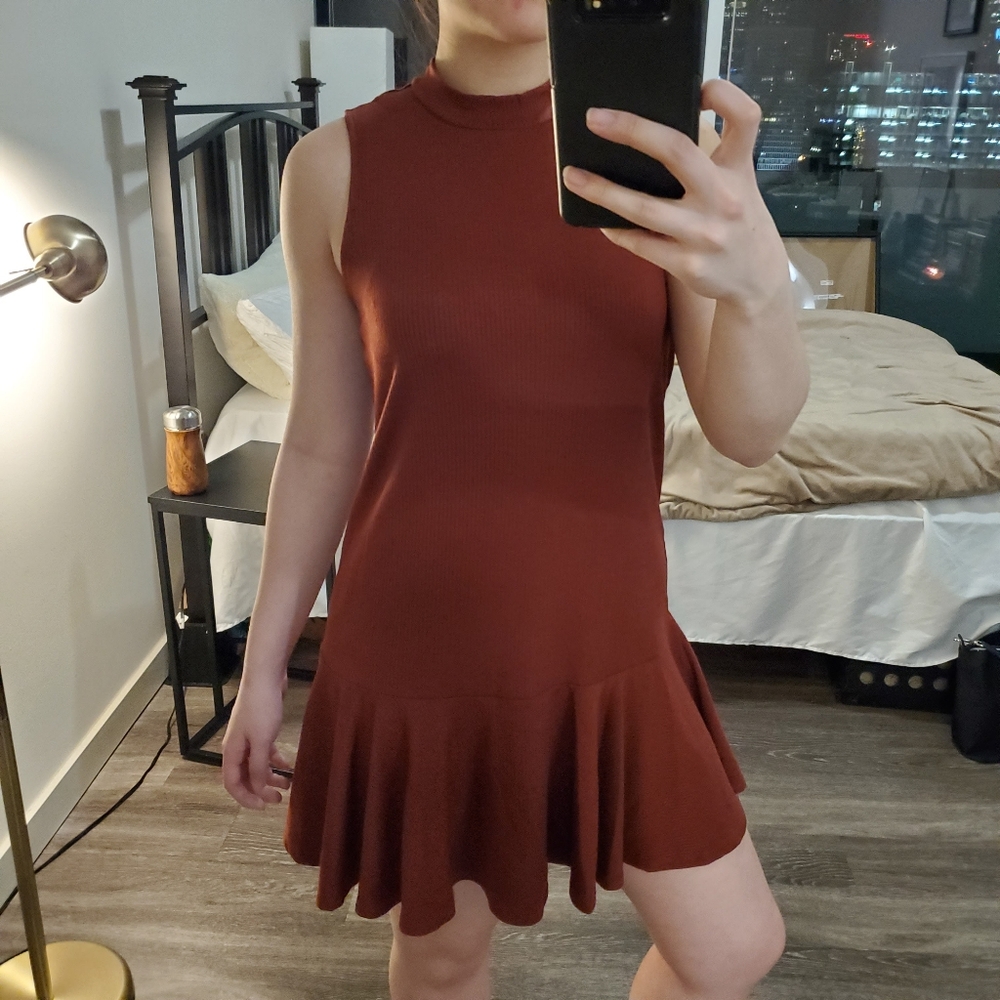 F21 • drop hem dress